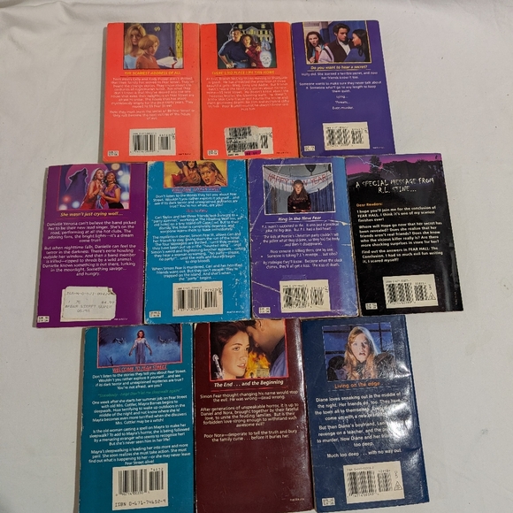 Fear Street Books Lot of 10 Teen Horror Vampire Vtg 1990's R.L. Stine - Picture 3 of 11